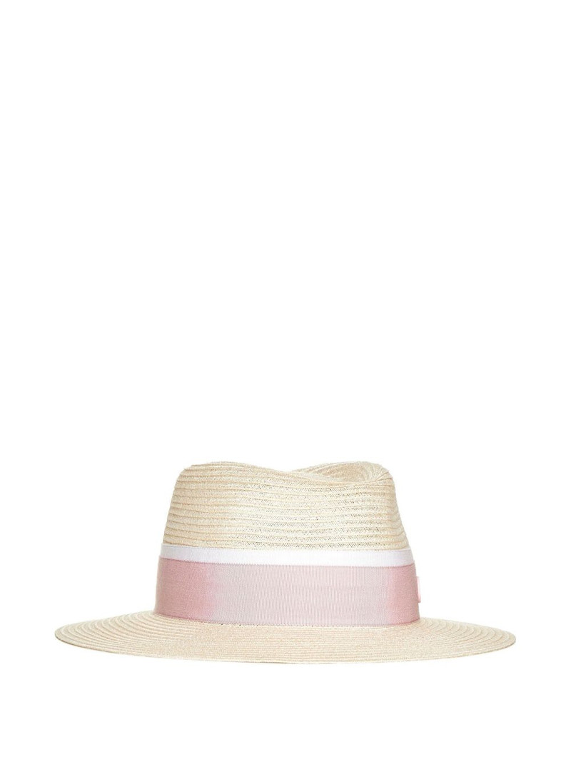 MAISON MICHEL AndrÃ© straw Fedora hat outlook