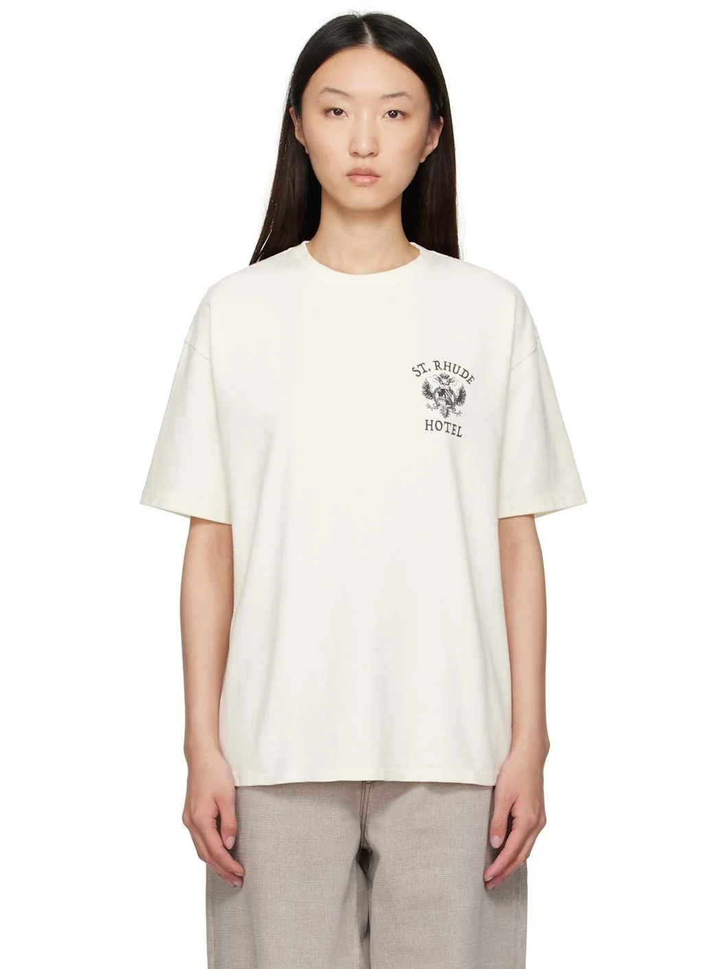 Off-White 'St. Rhude' Seal T-shirt - 1