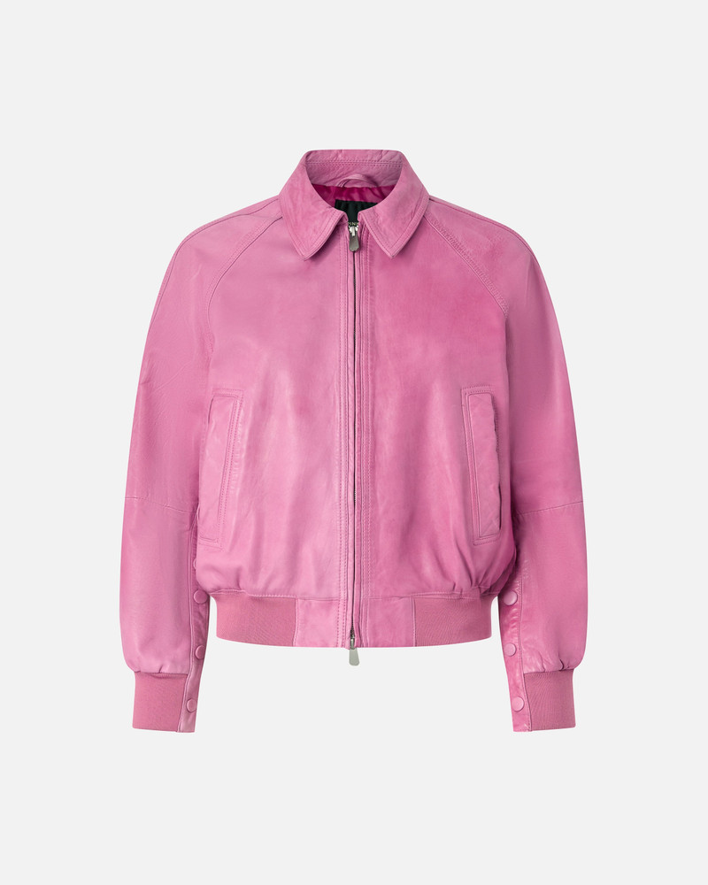 BOMBER JACKET IN VINTAGE LEATHER 1
