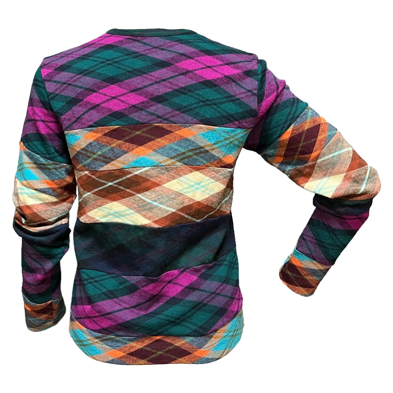 TRICOT COMME DES GARÇONS Checkered Knit Sweat Shirt - 2
