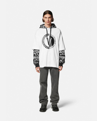 VERSACE JEANS COUTURE V-Emblem T-Shirt Hoodie outlook