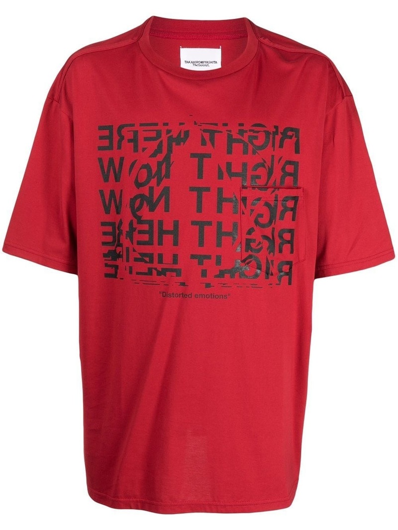 graphic-print short-sleeved T-shirt 1
