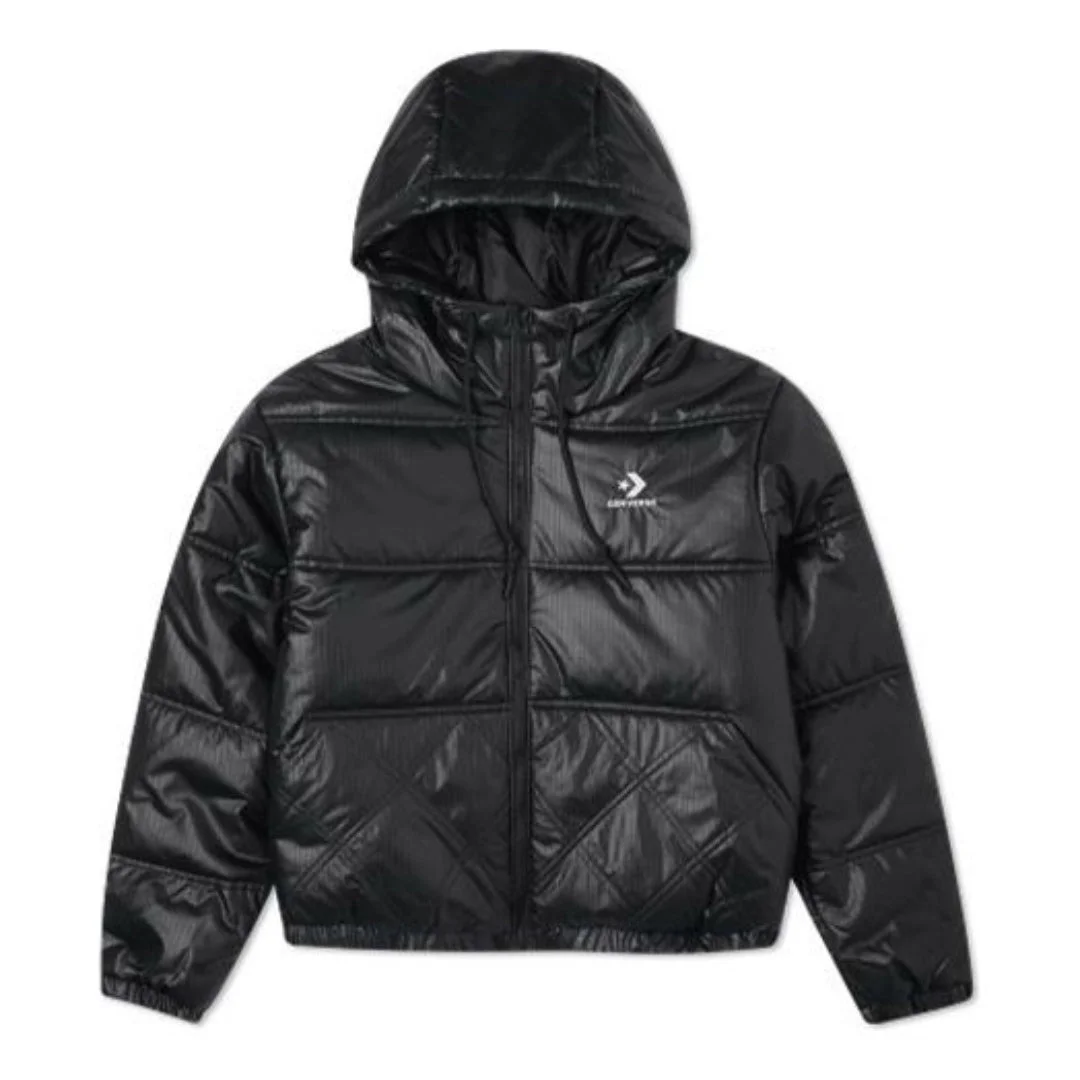 (WMNS) Converse Embroidered Star Chev Jacket 'Black' 10022007-001 - 1