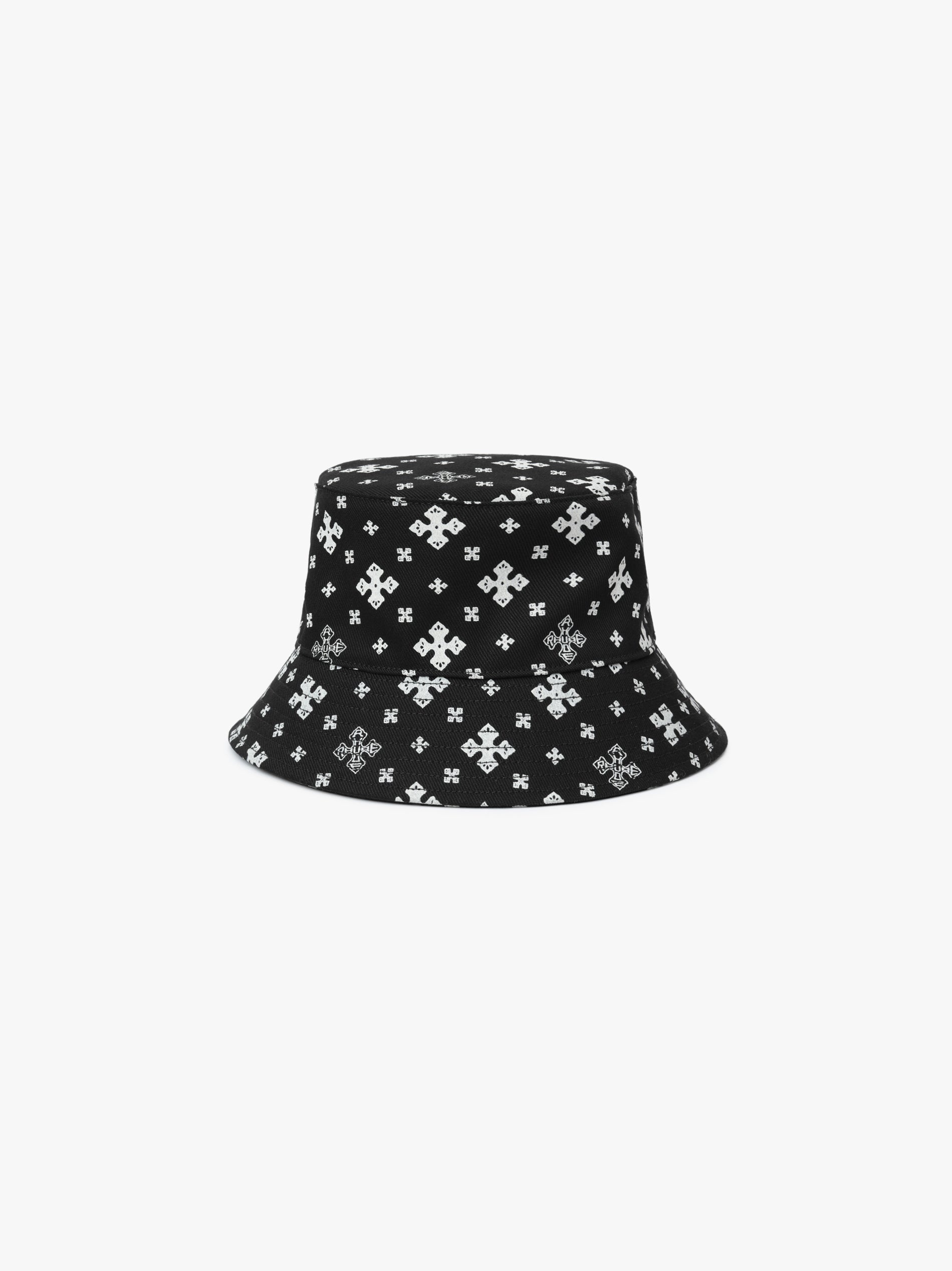 CROSS BANDANA BUCKET HAT - 3