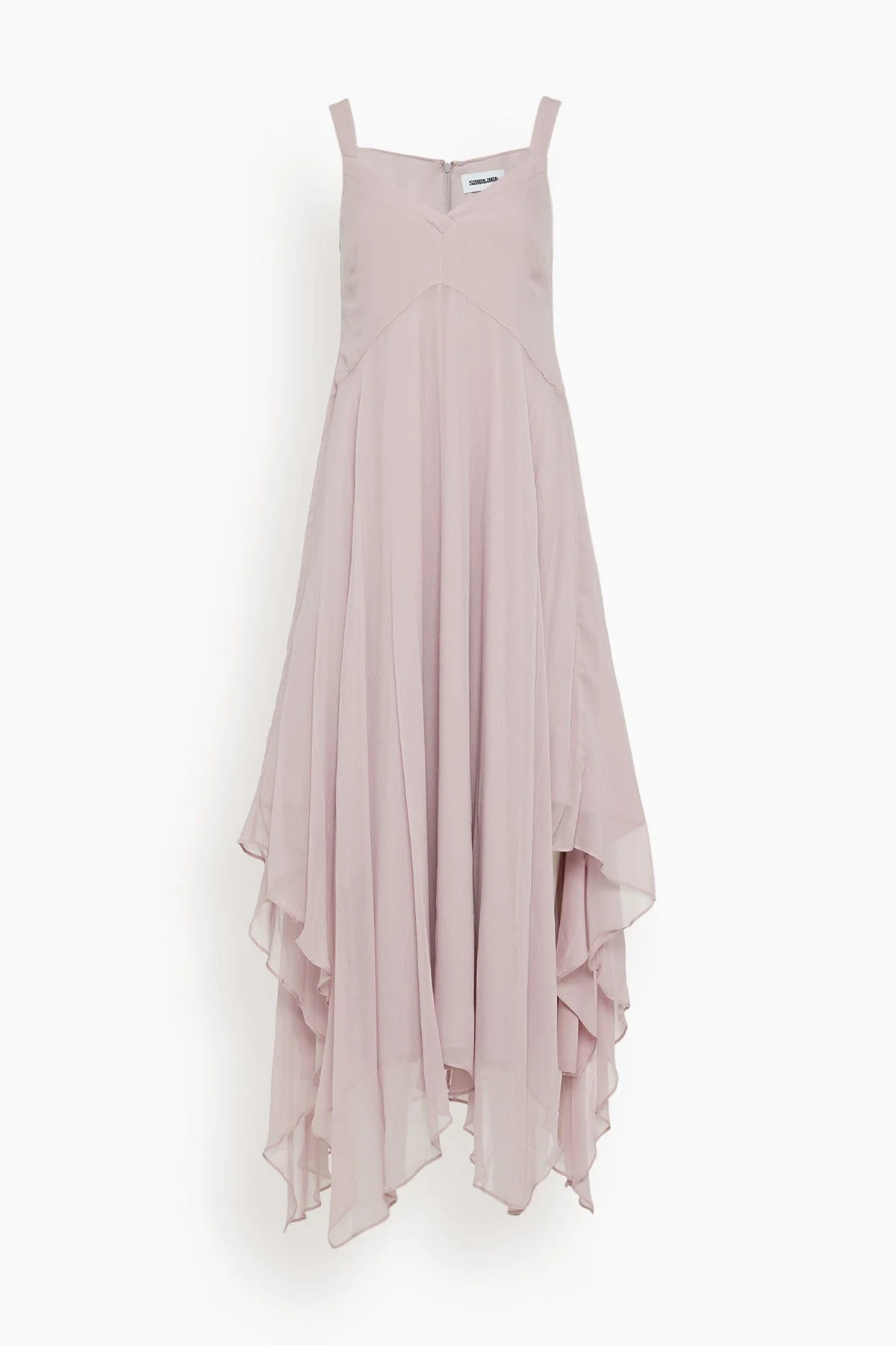 Riley Handkerchief Dress in Dusty Pink - 1
