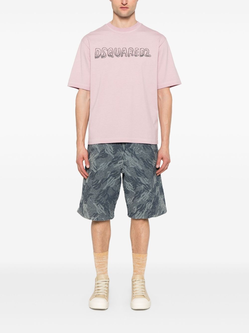 logo-print T-shirt - 2