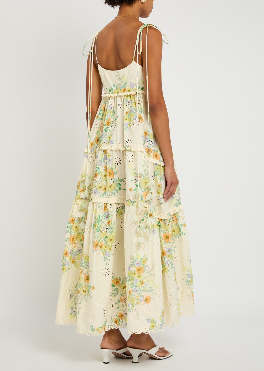 Alemais Juliette Floral-print Cotton Maxi Dress - 3