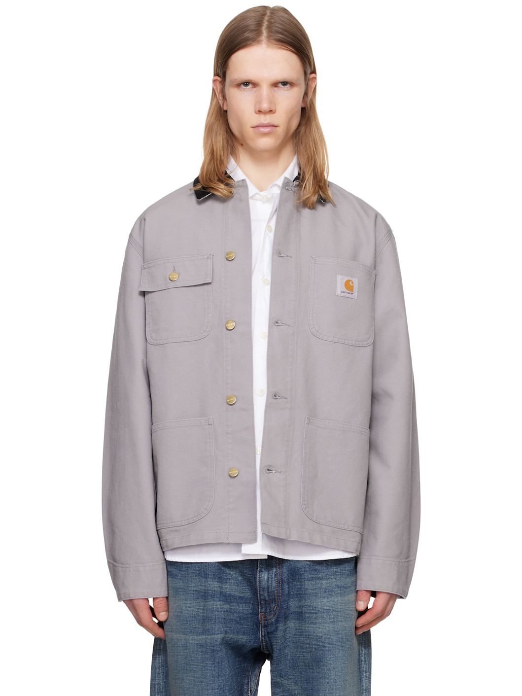 Gray Michigan Chore Jacket - 1