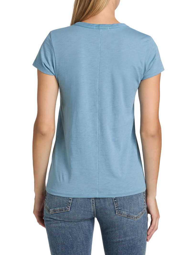 Women's The Slub Cotton T-Shirt - Fog Blue 5