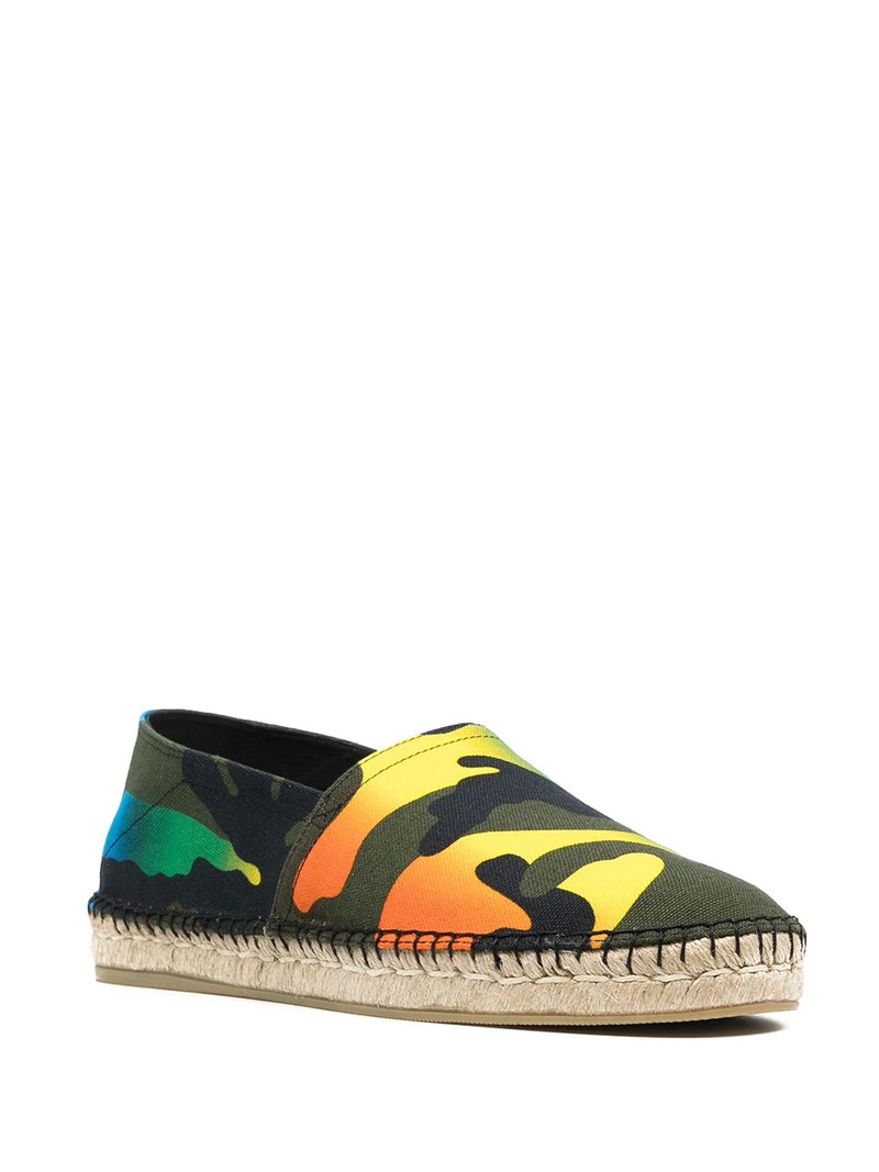 Valentino camouflage-print espadrilles outlook