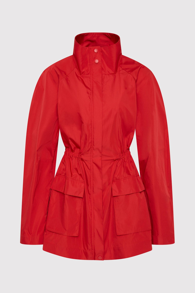Paper Taffeta Parka - Red 1