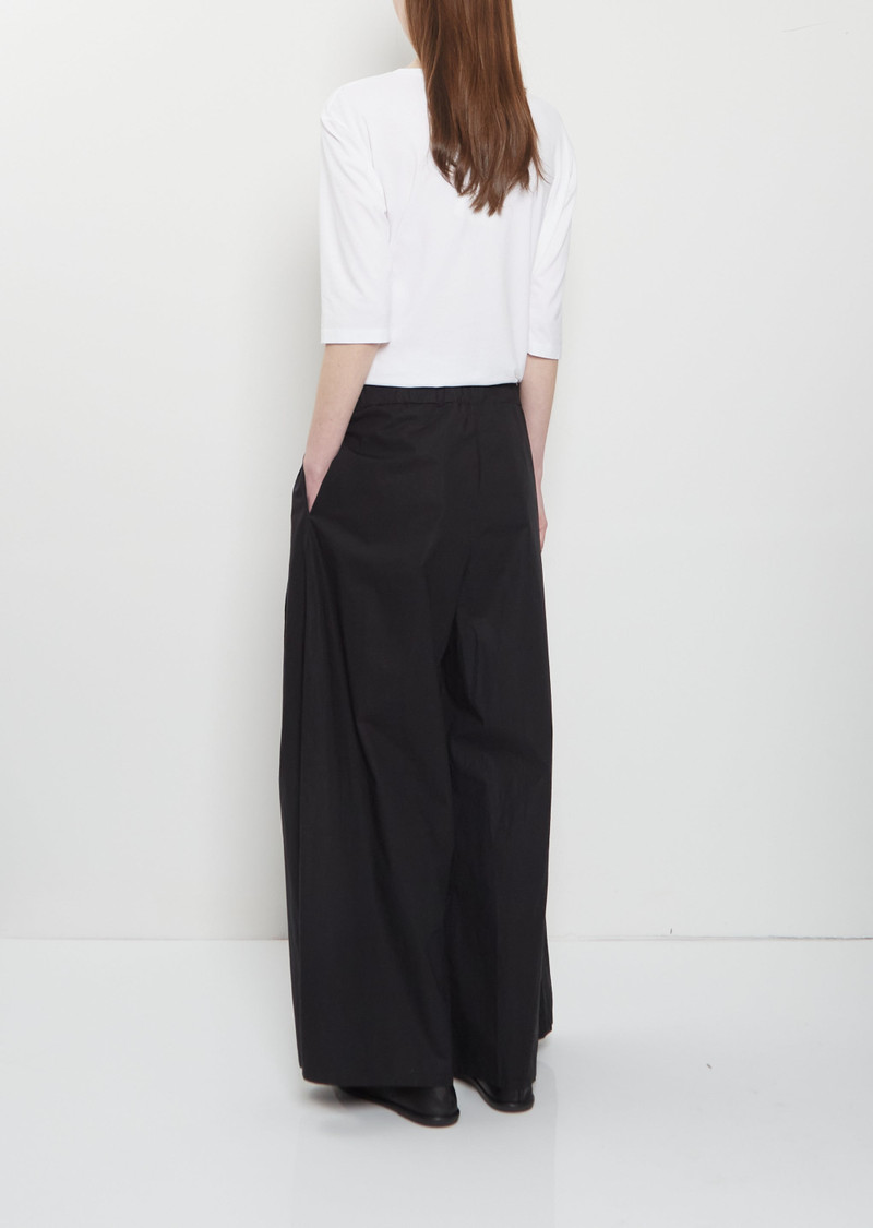 LABO.ART Dalla Cotton Clara Pant — Black outlook