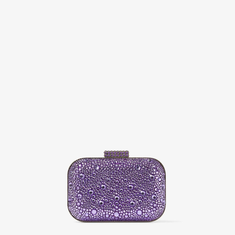 Micro Cloud
Cassis Satin Mini Bag with Hotfix Crystals 1