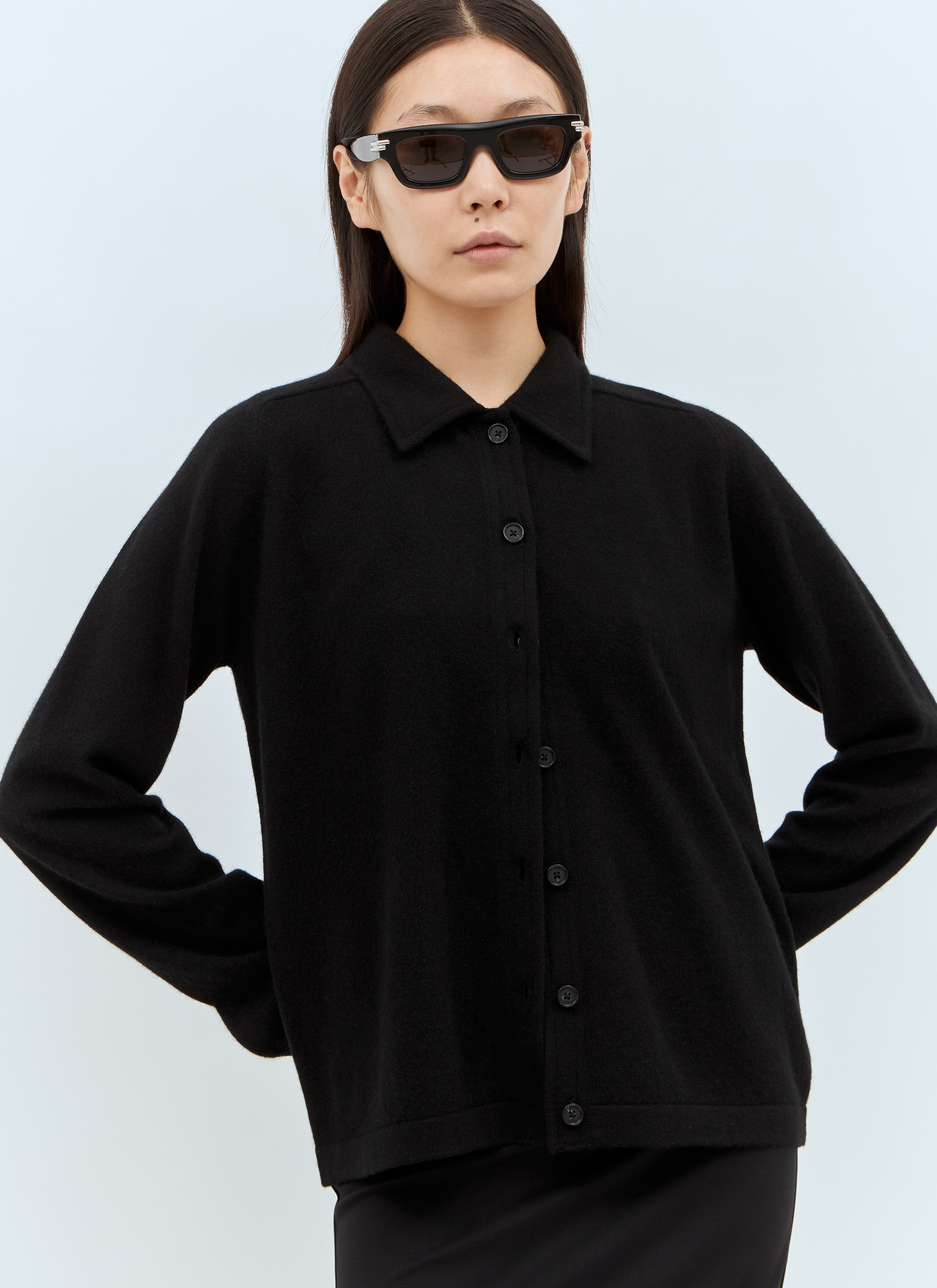 Bottega Veneta Women Mitre Square Sunglasses - 7