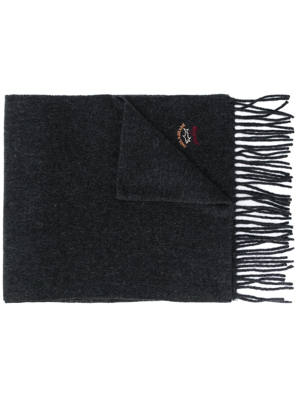 wool-cashmere fringed scarf - 1