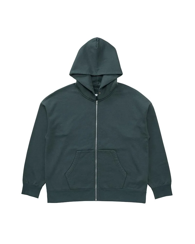 ULTIMATE JUMBO SB HOODIE F.Z. GREEN - 1