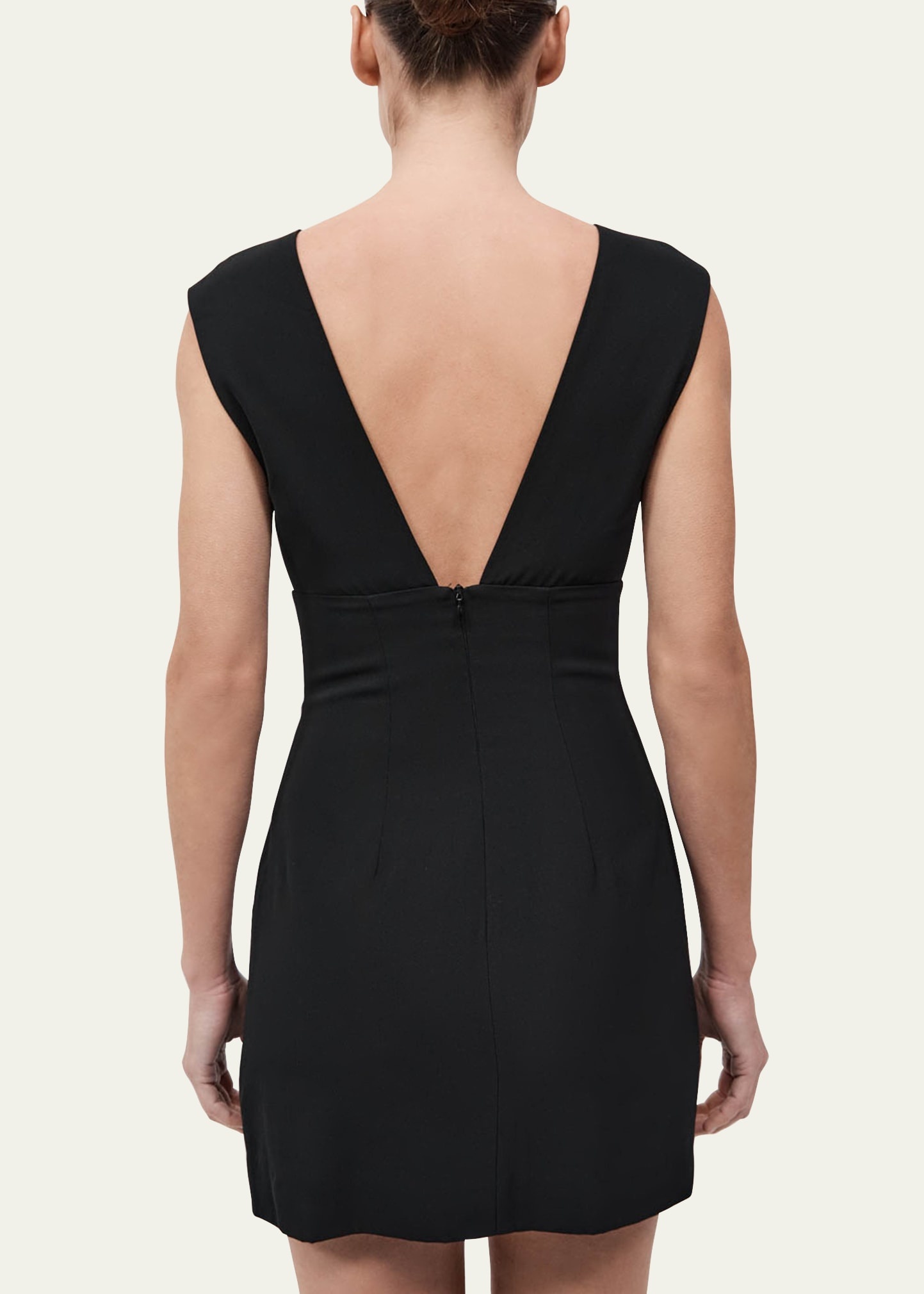 Plunge Mini Dress - 3