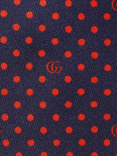 GUCCI dot print silk tie outlook