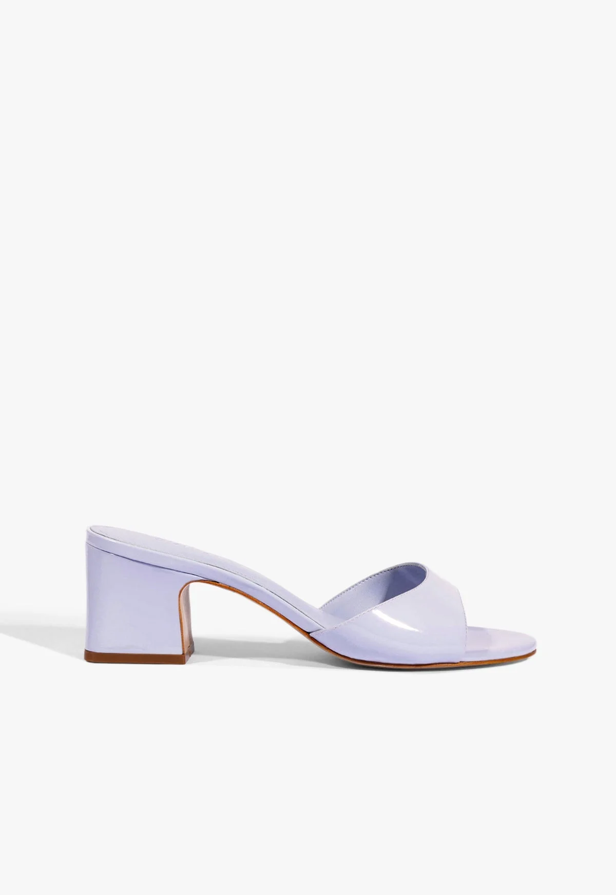 Harriet Mid Mule Patent Sandal - 1