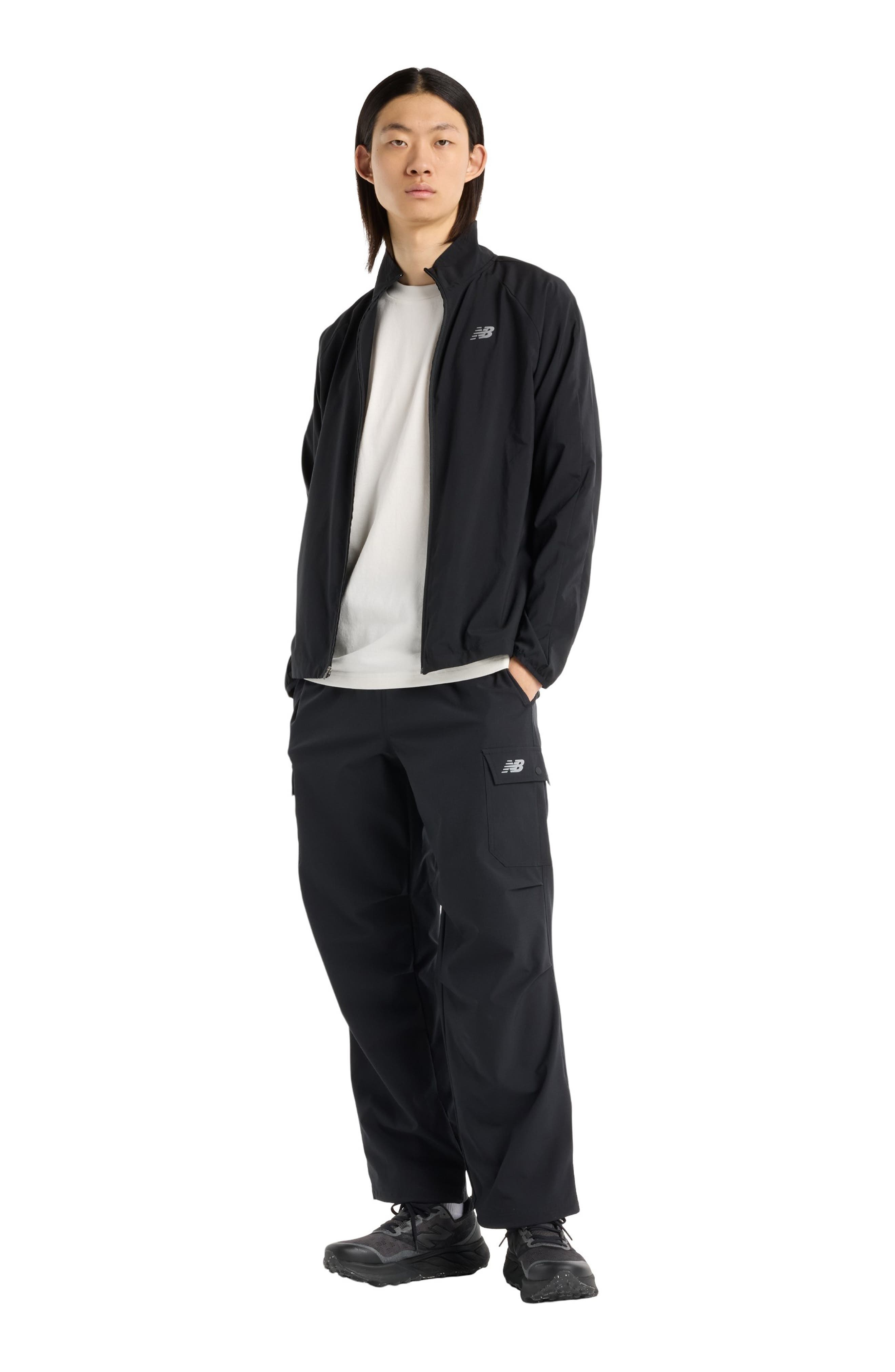 New Balance Water Resistant Stretch Ripstop Cargo Pants in Black at Nordstrom - 5