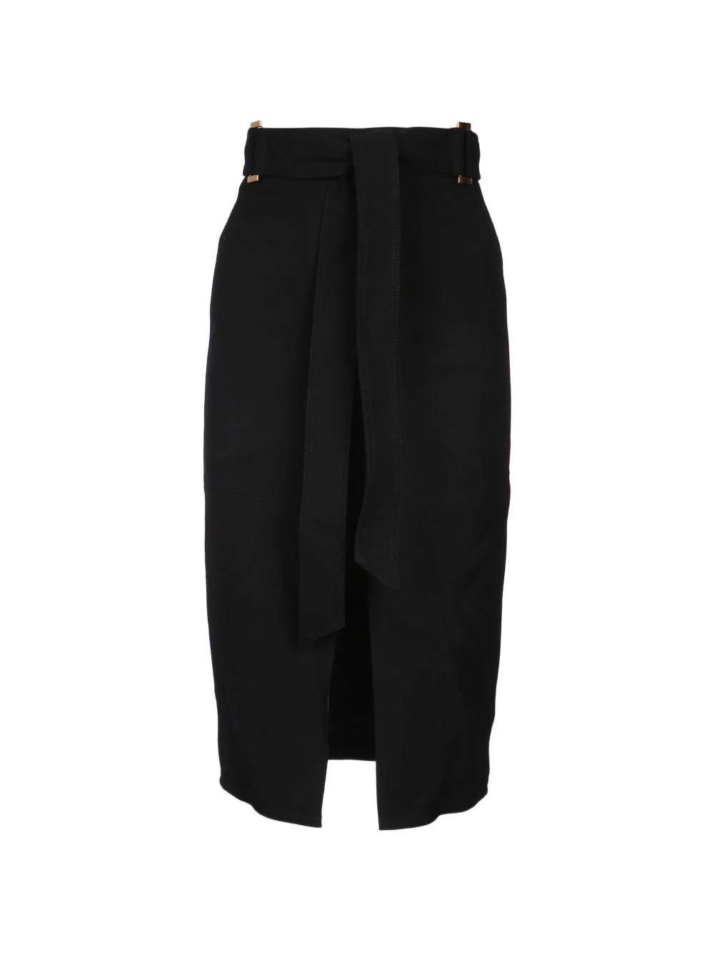 belted midi skirt - 1