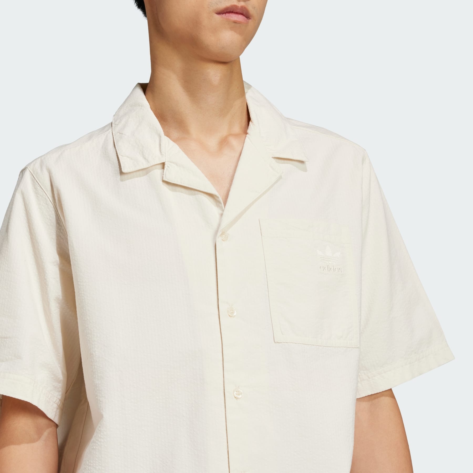 Essentials Seersucker Short Sleeve Shirt - 6