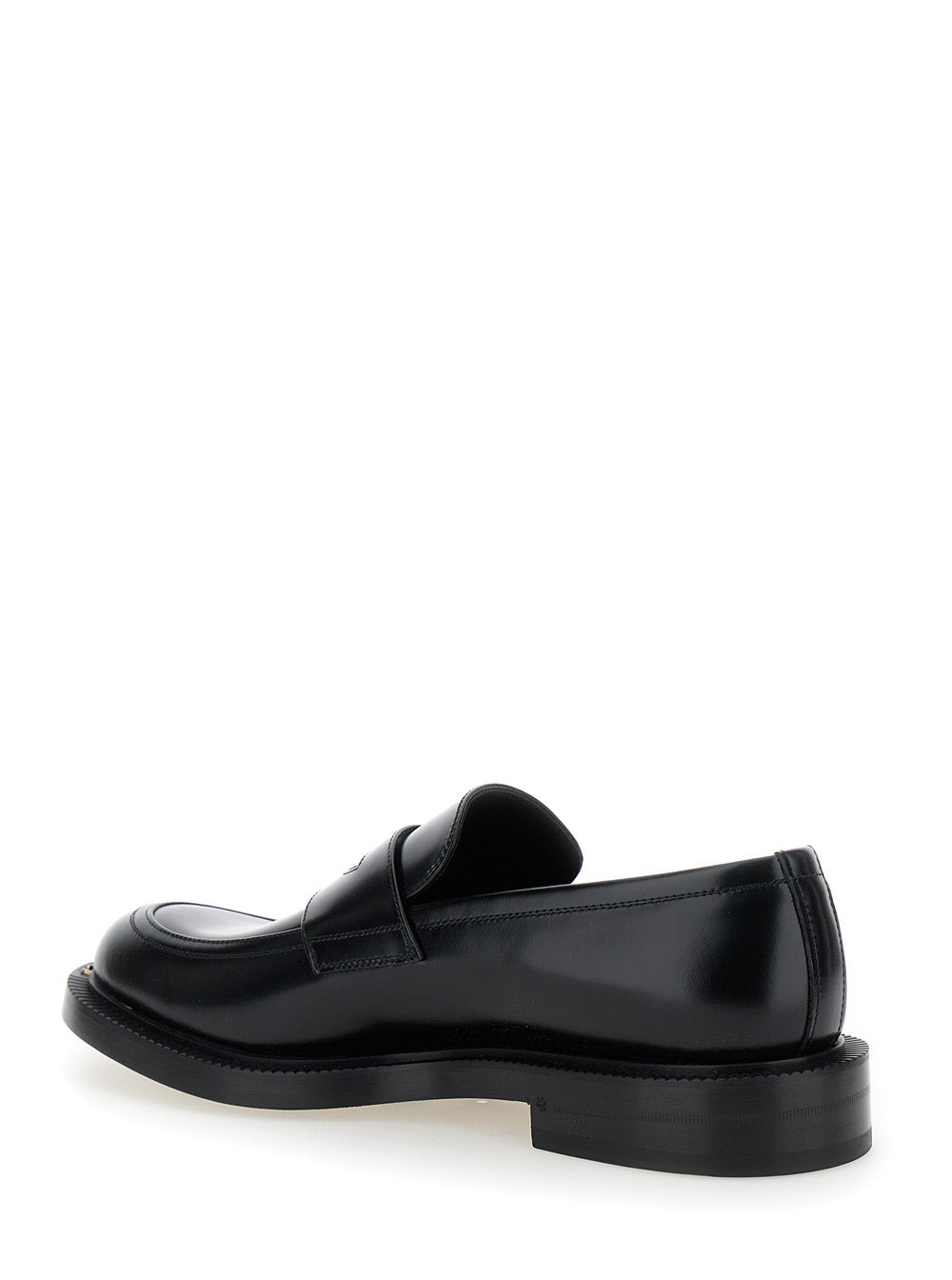 Gucci Men 'Henry' Black Loafers In Smooth Leather Man - 3