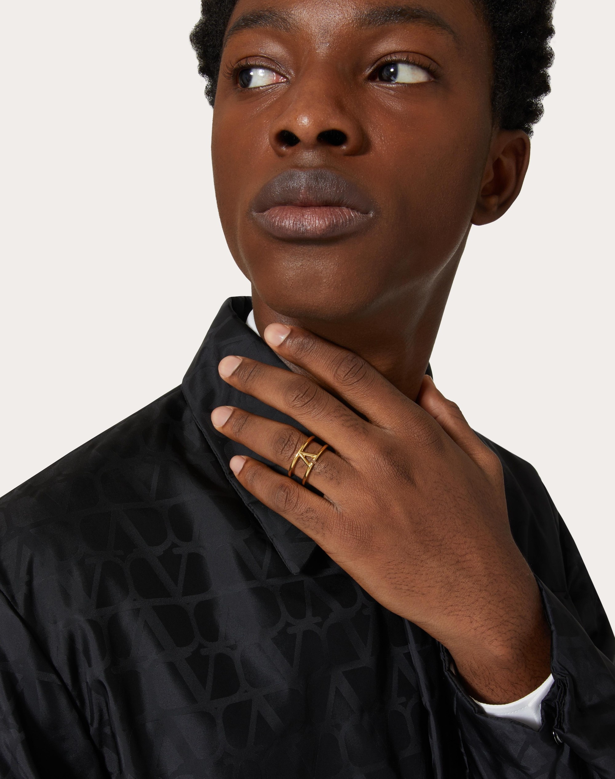 VLOGO SIGNATURE METAL RING - 5