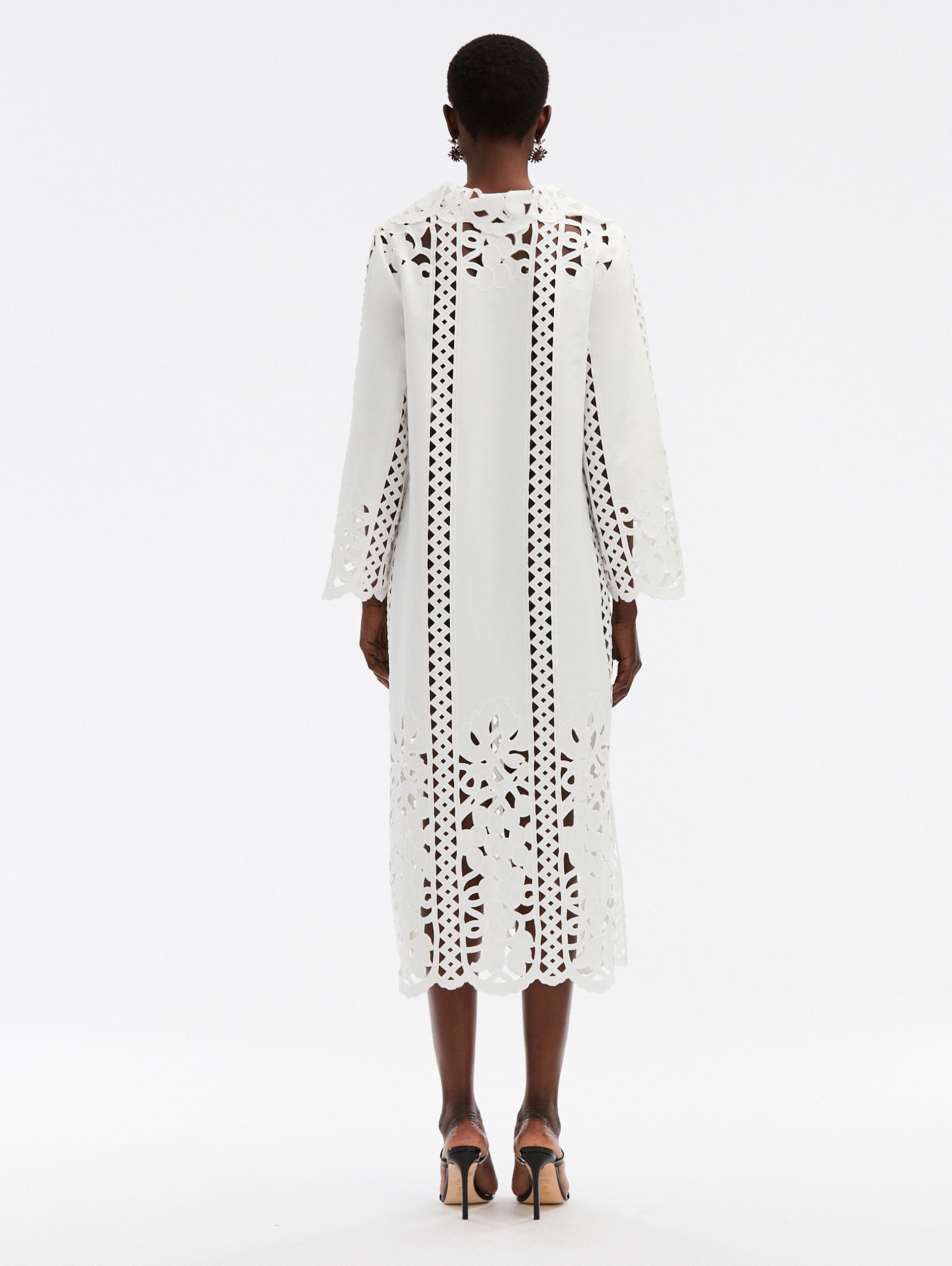 FLORAL TRELLIS GUIPURE TUNIC - 2