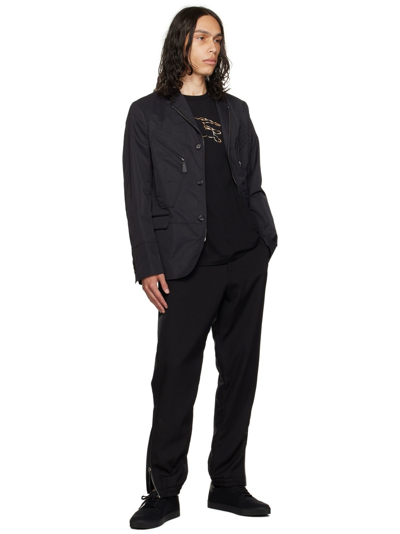 Burberry Black Zip Blazer outlook