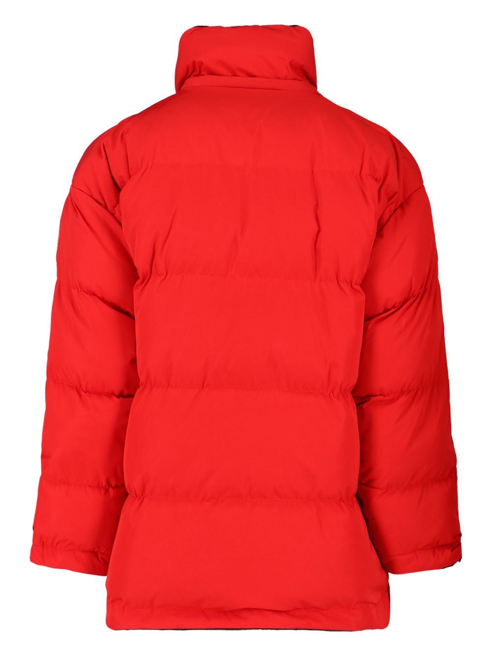 faux-fur trimmed padded coat - 3