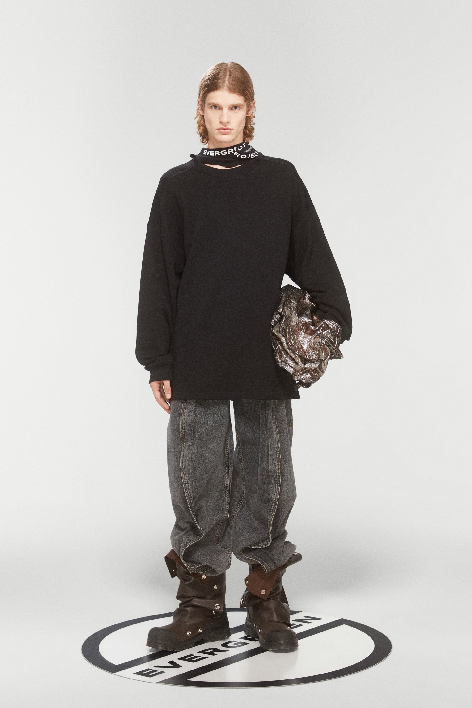 EVERGREEN TRIPLE COLLAR SWEATSHIRT - 2