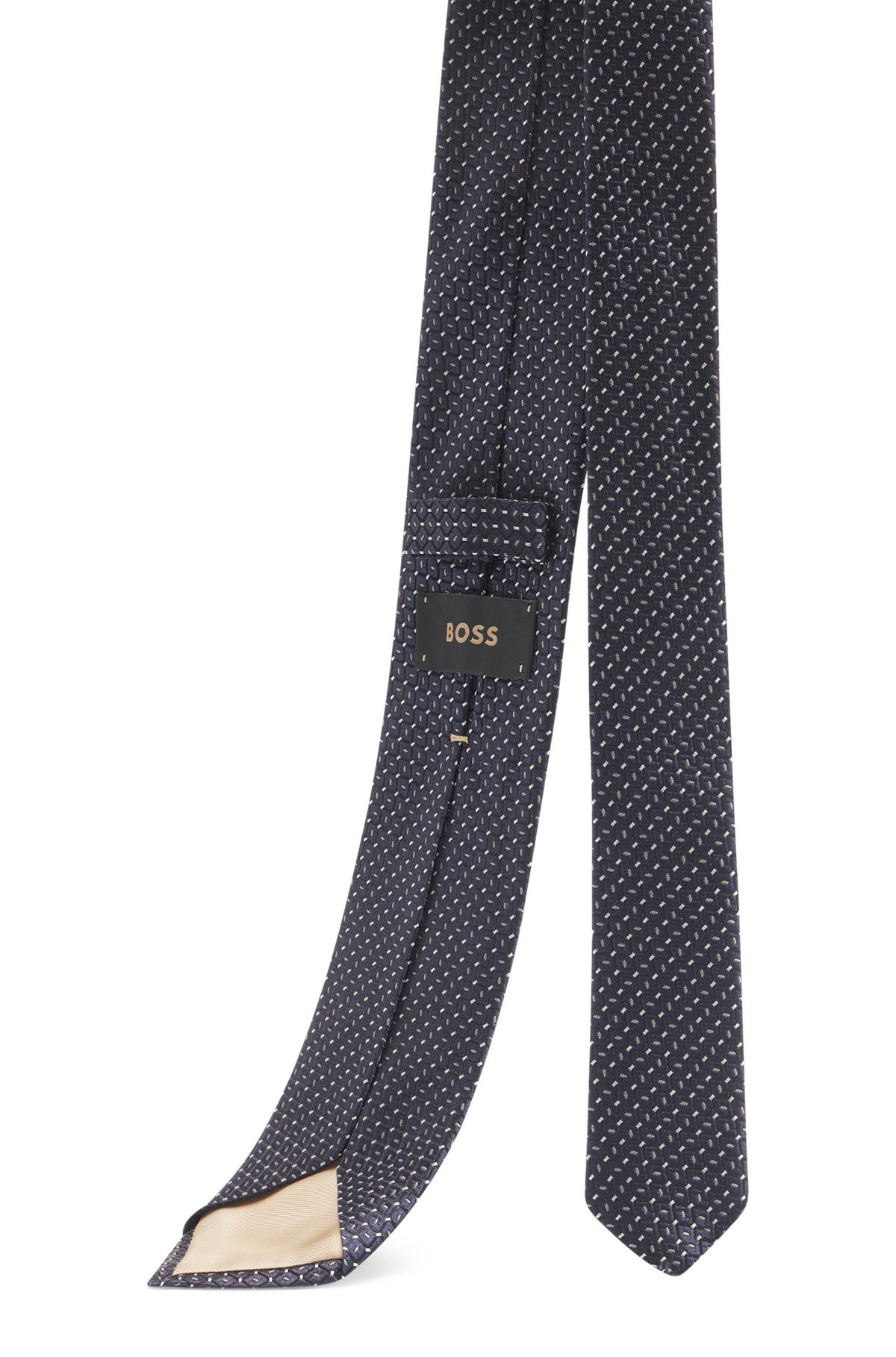 PATTERNED TIE IN ITALIAN SILK JACQUARD - 5