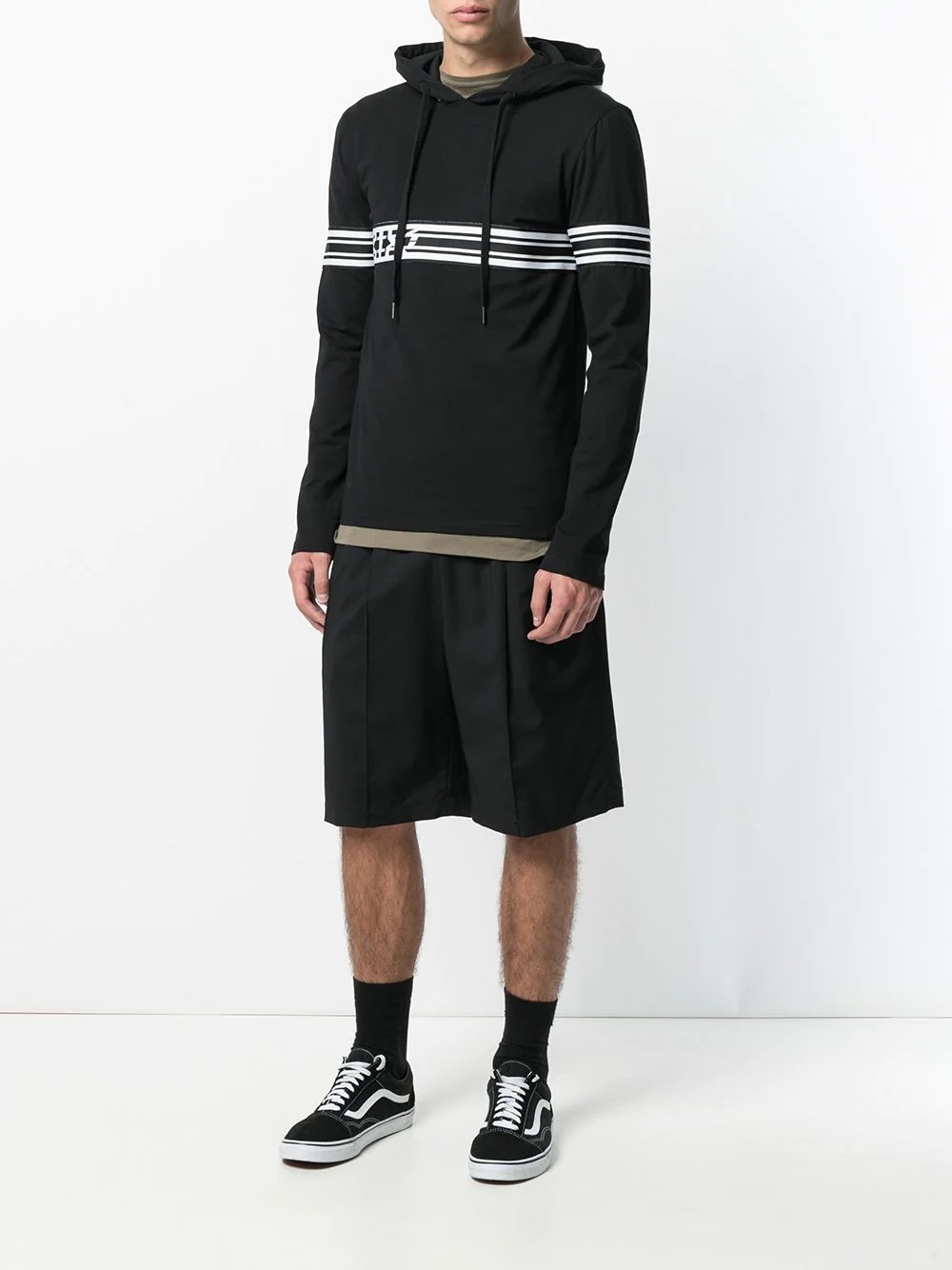 striped hoodie - 2