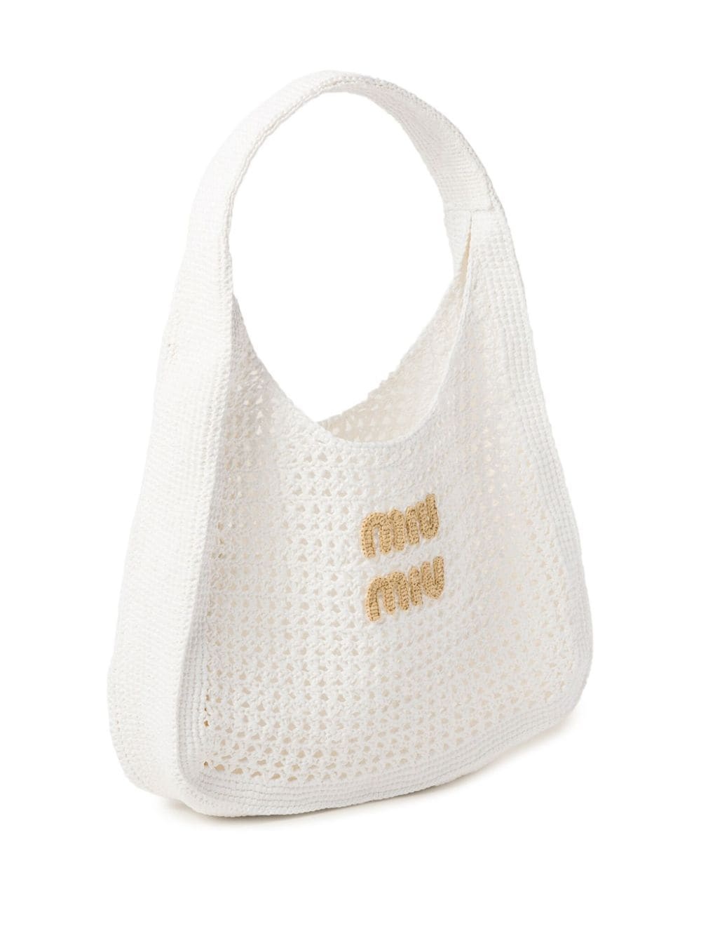 crochet-knit handbag - 5