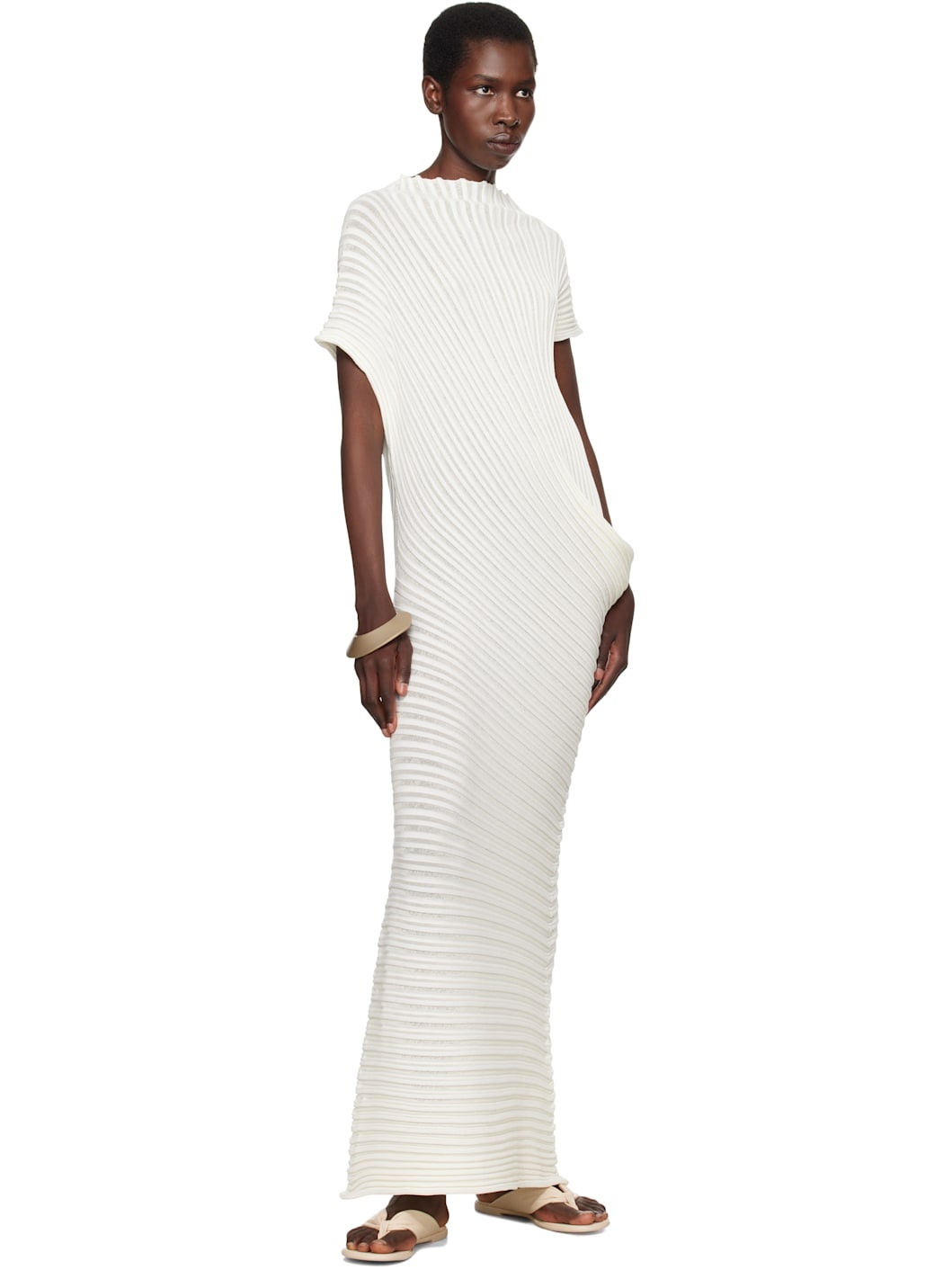 SSENSE Exclusive Bridal Capsule Stream Maxi Dress - 5