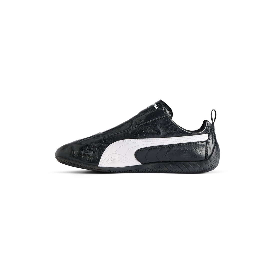 Speedcat Leather Balenciaga in Black/white - 4