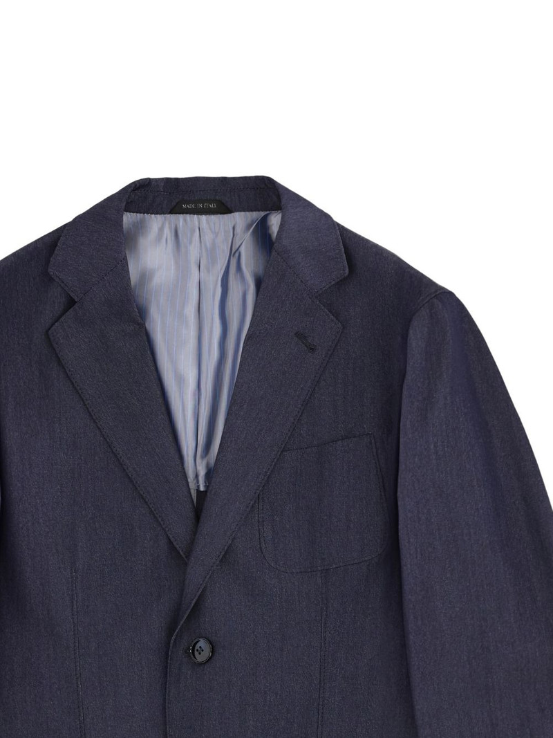 GIORGIO ARMANI single-breasted blazer outlook