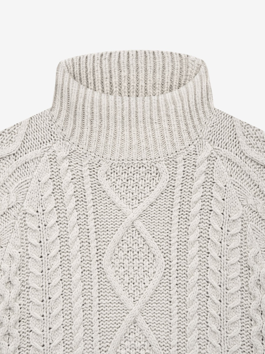 Cable Knit Turtleneck - 3