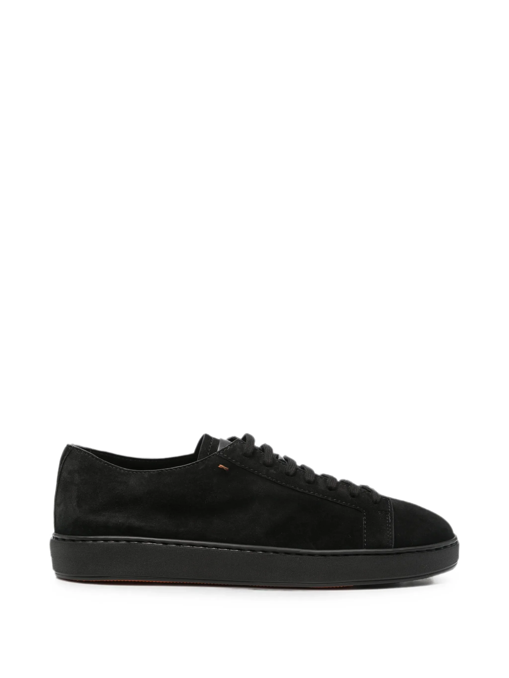 Santoni Damps Lace-up Suede Sneakers - 1