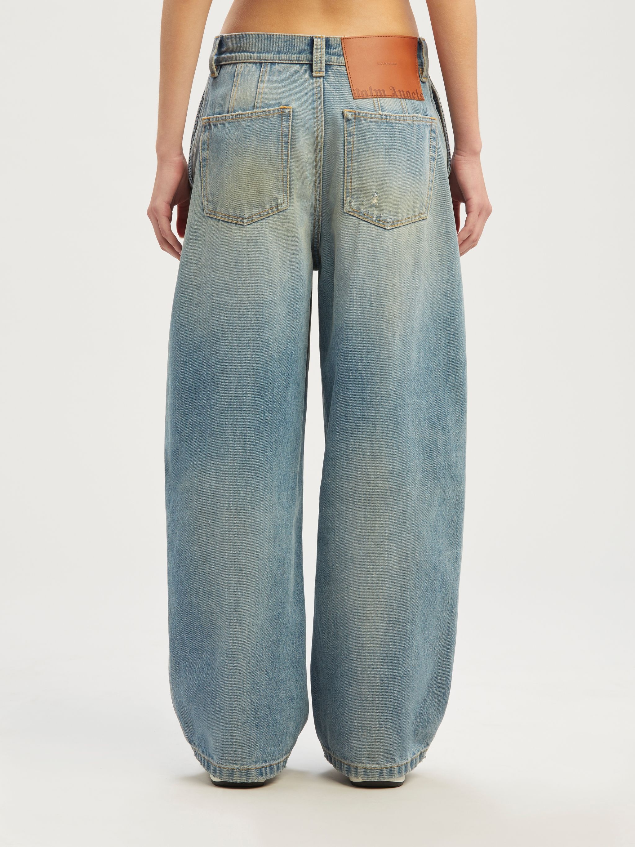 Paris Wide Denim Pants - 5