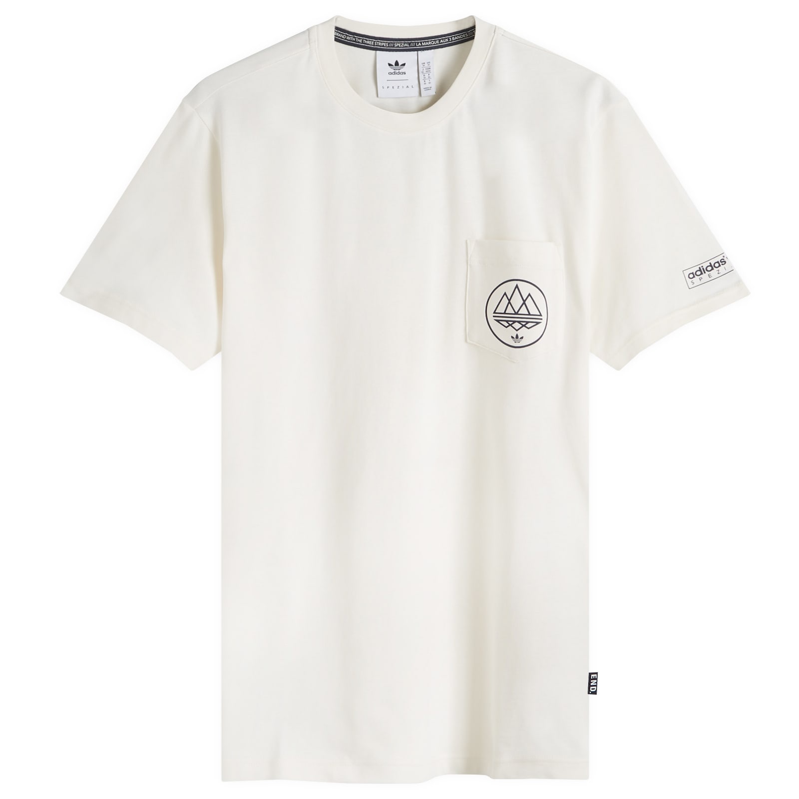 adidas END. x Adidas SPZL Graphics SS T Shirt By the Sea REVERSIBLE