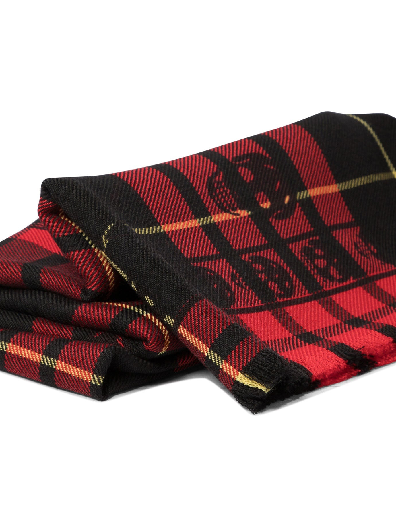 Alexander Mcqueen Men "Tartan Skull" Foulard - 2