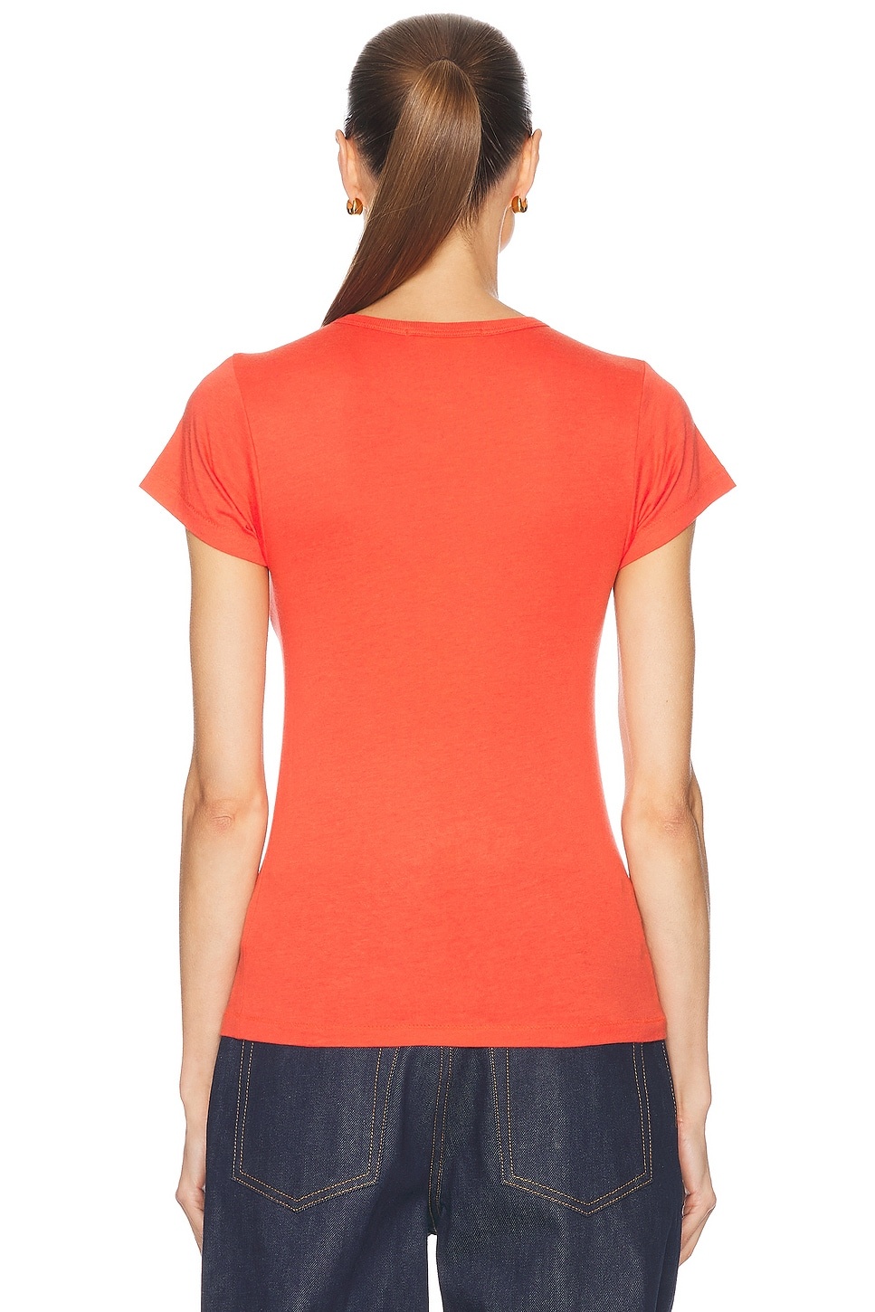 Fitted Crewneck Short Sleeve Top - 3