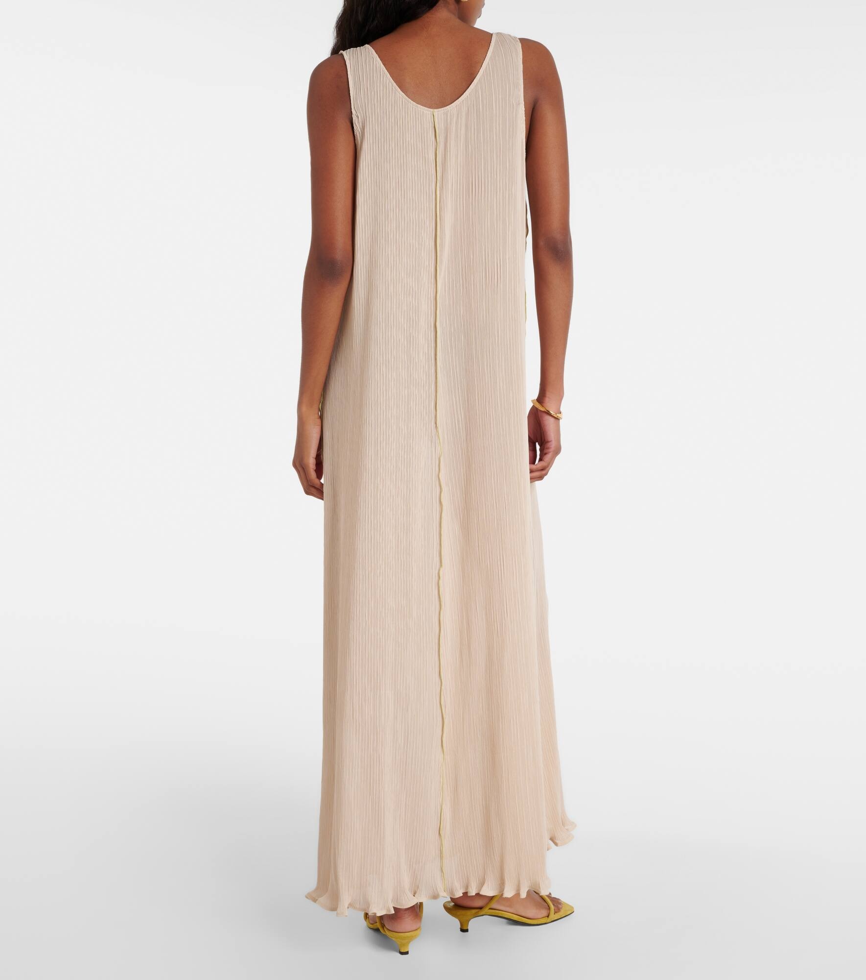 Plissé maxi dress - 3