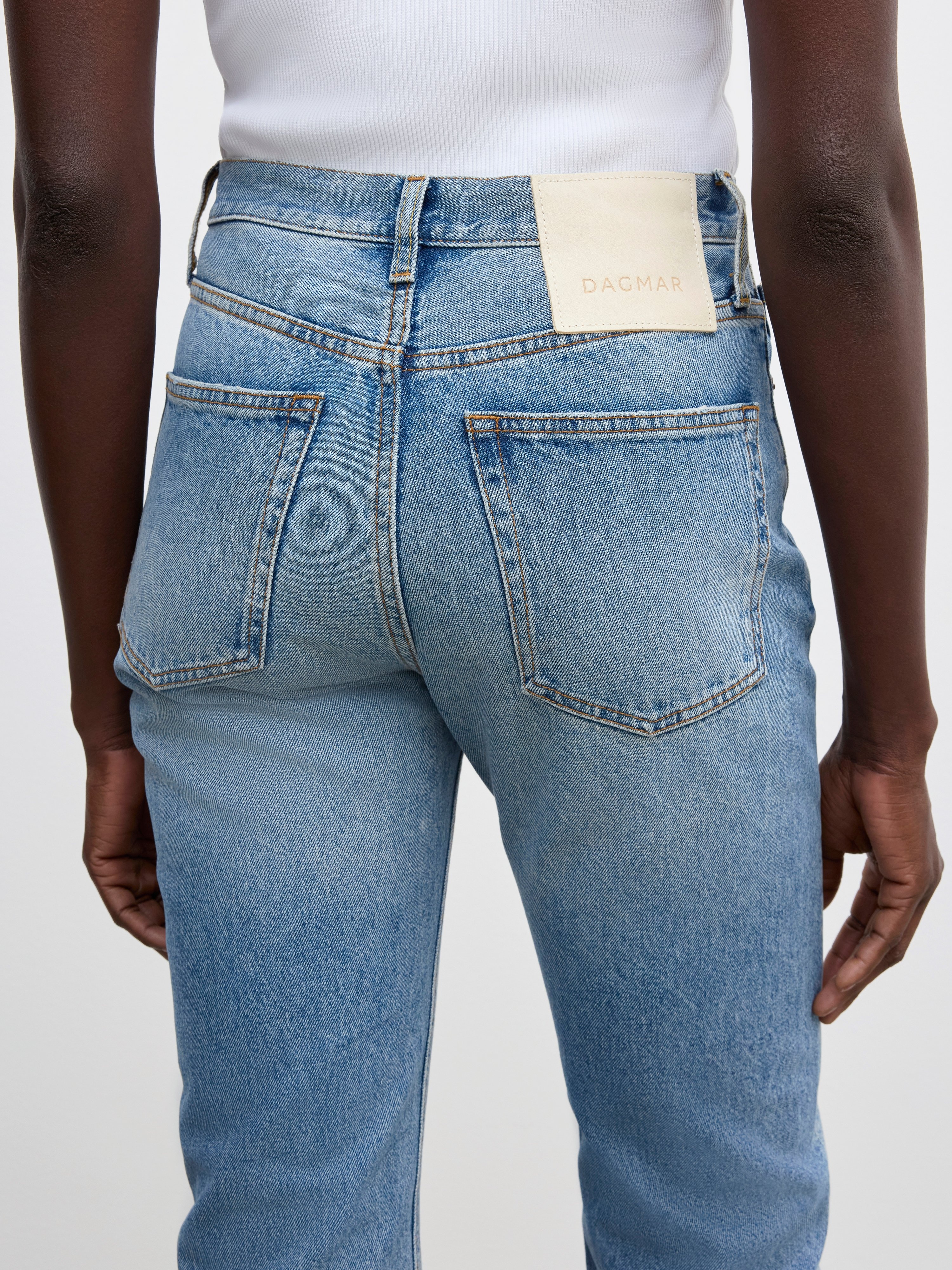 Straight Leg Denim - 5
