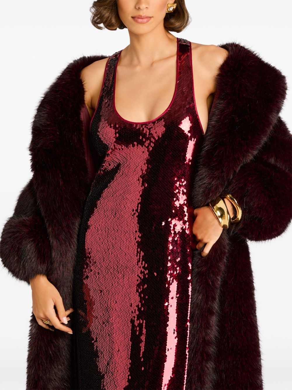 Dasha faux-fur coat - 4