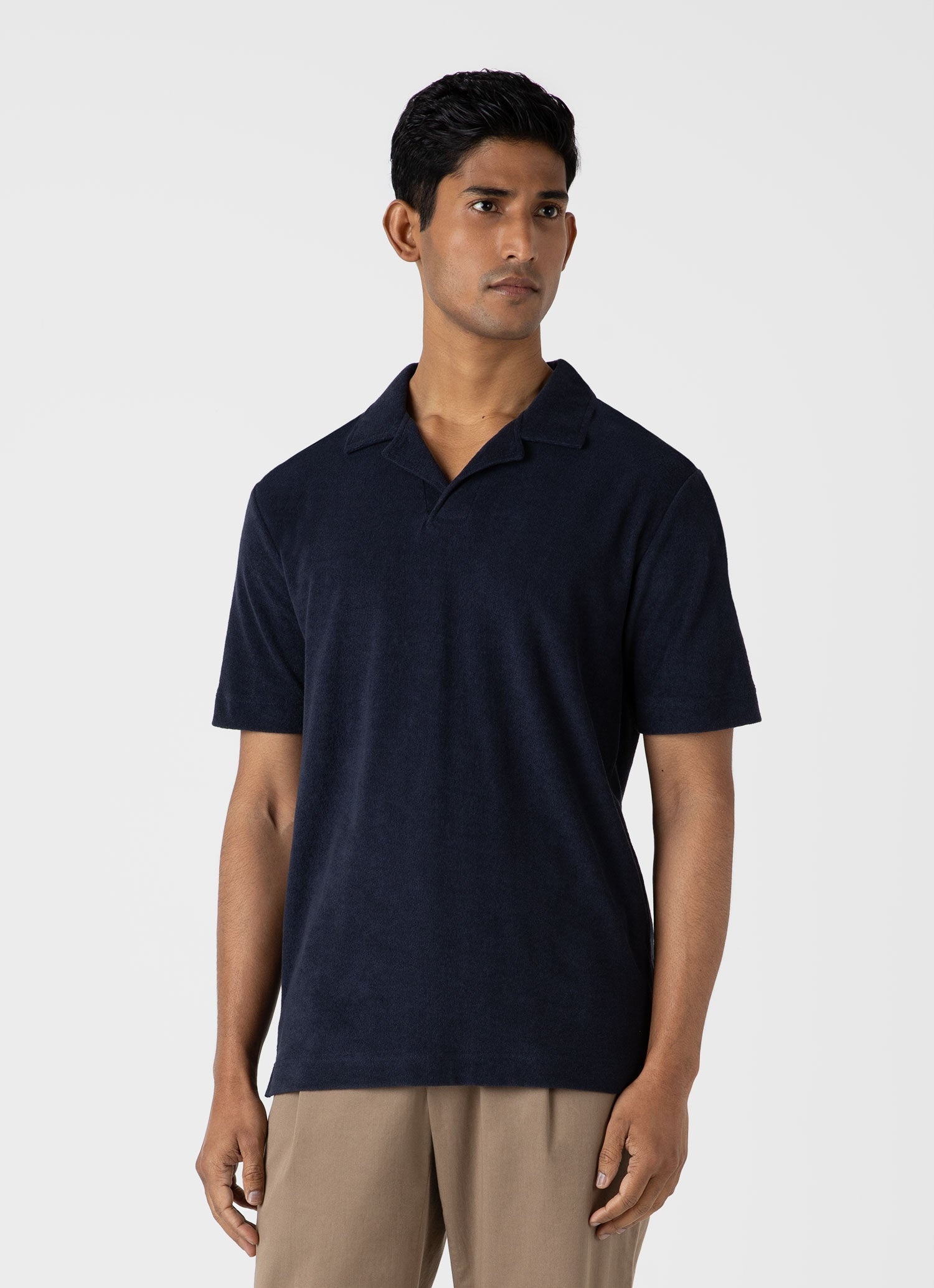 Towelling Polo Shirt - 2