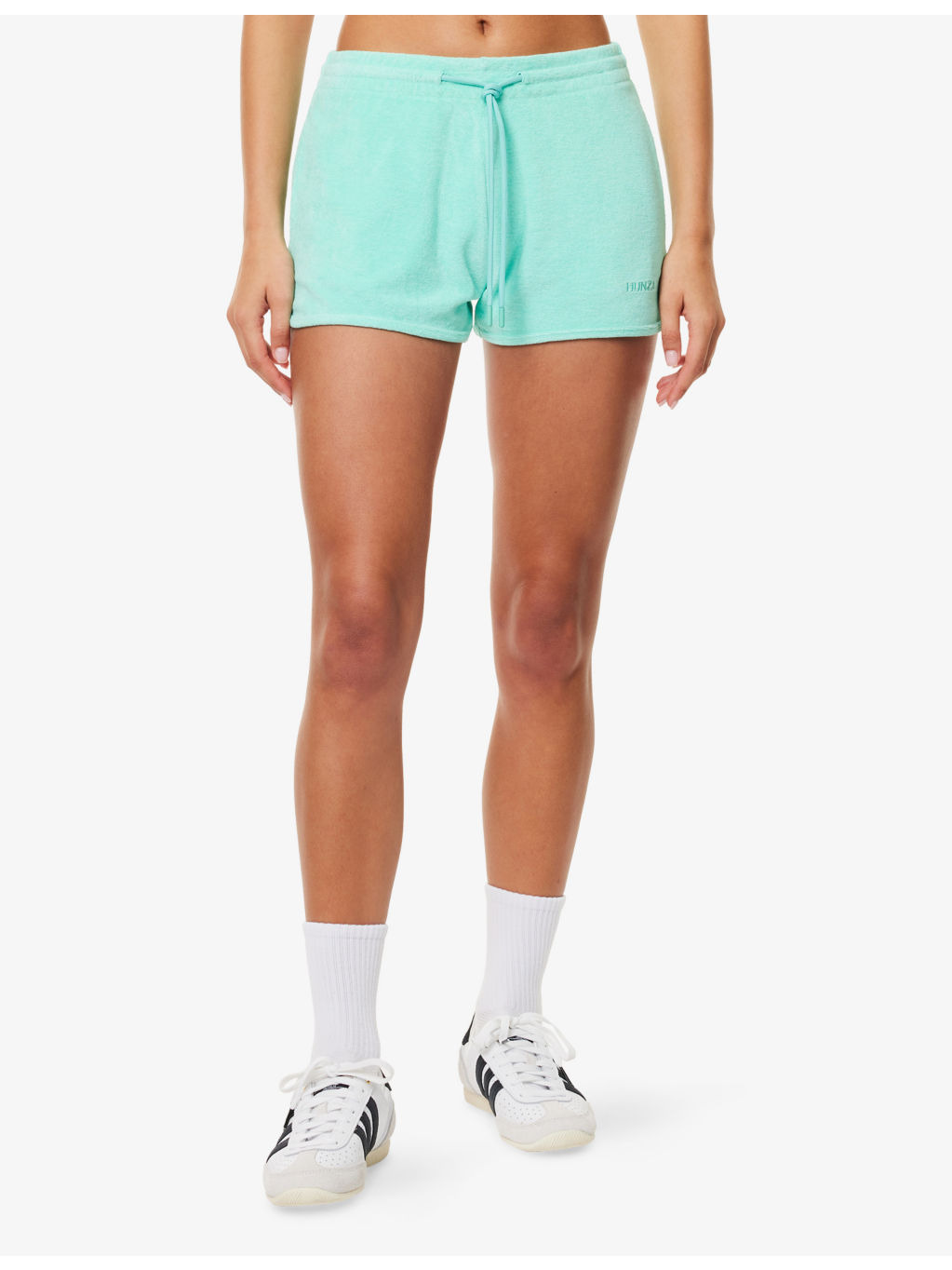 Towelling Mid-Rise Cotton-Jersey Shorts - 3