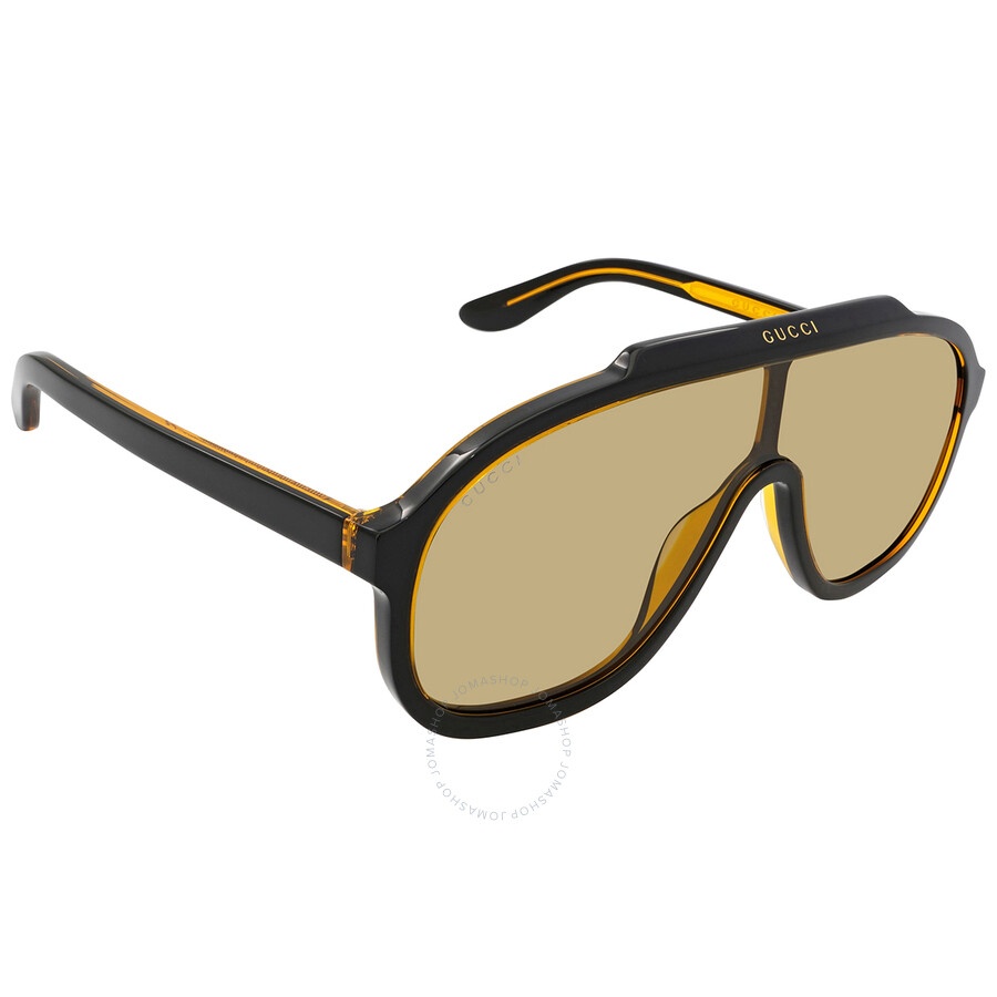 Gucci Yellow Pilot Men's Sunglasses GG1038S 003 99 - 2